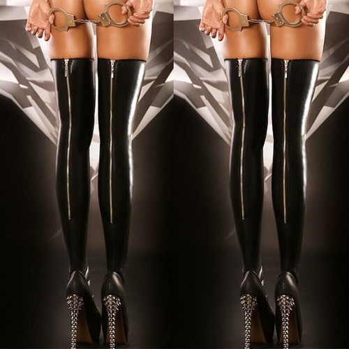 Damen sexy leder strümpfe - damen,