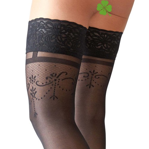 Sexy halterlose strümpfe mit - strümpfe,